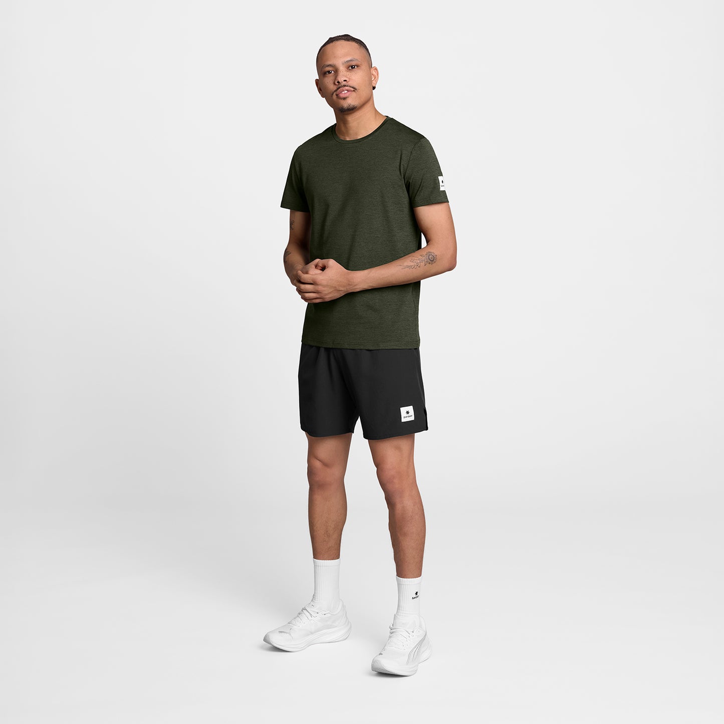 ランニングTシャツ SM25002c3001 Clean Pace T-shirt - Green [メンズ]