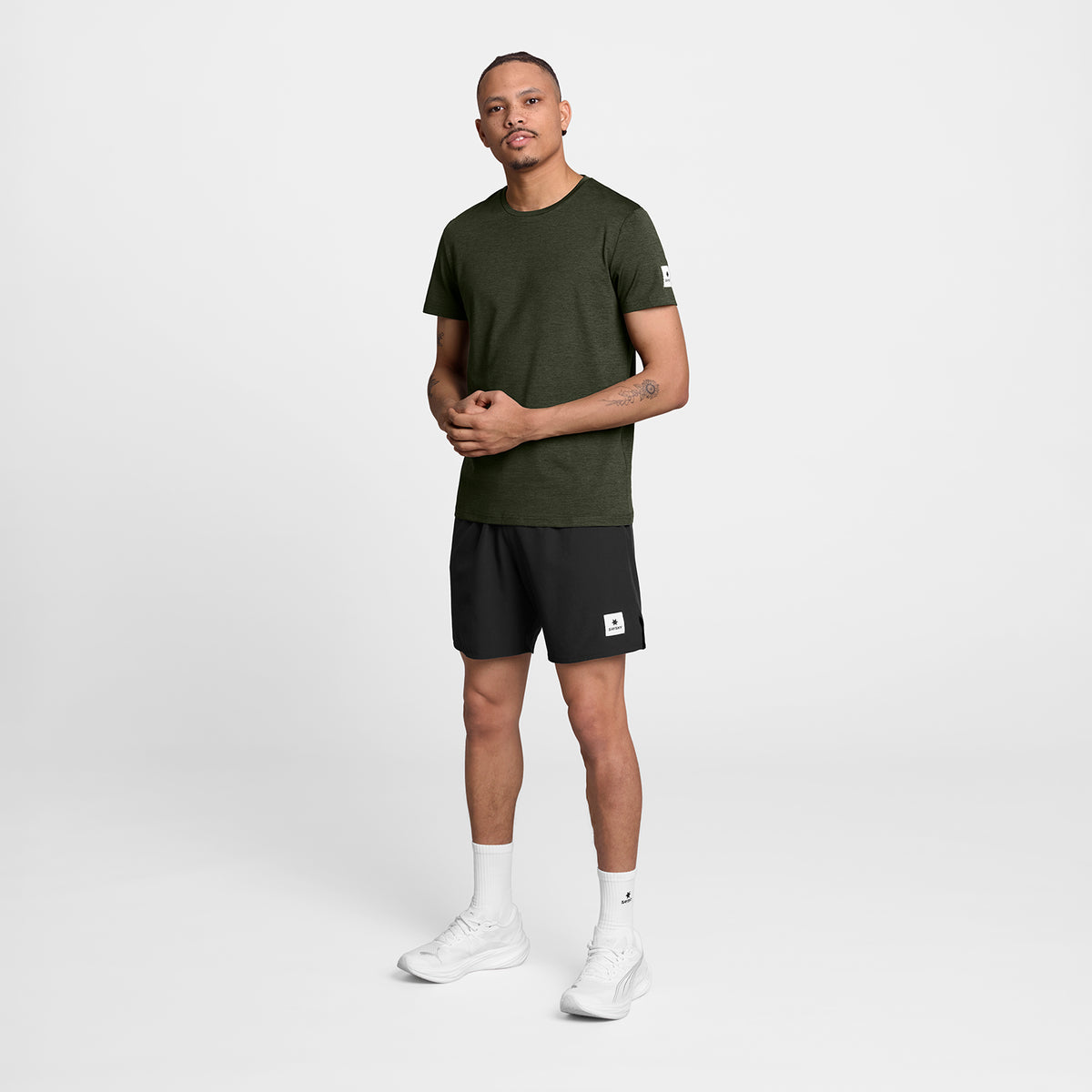 ランニングTシャツ SM25002c3001 Clean Pace T-shirt - Green [メンズ]