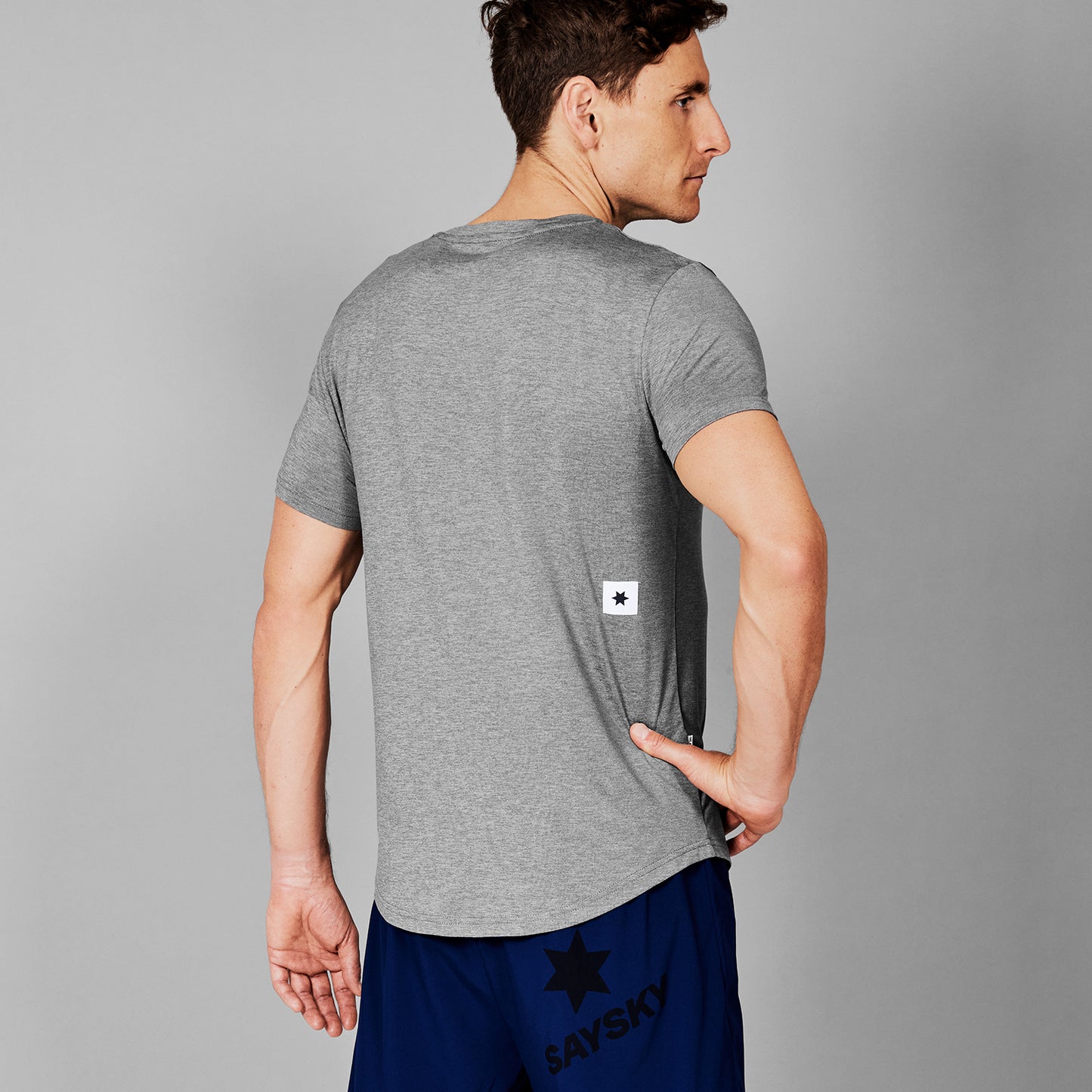 ランニングTシャツ SM25002c6004 Clean Pace T-shirt - Grey [メンズ]