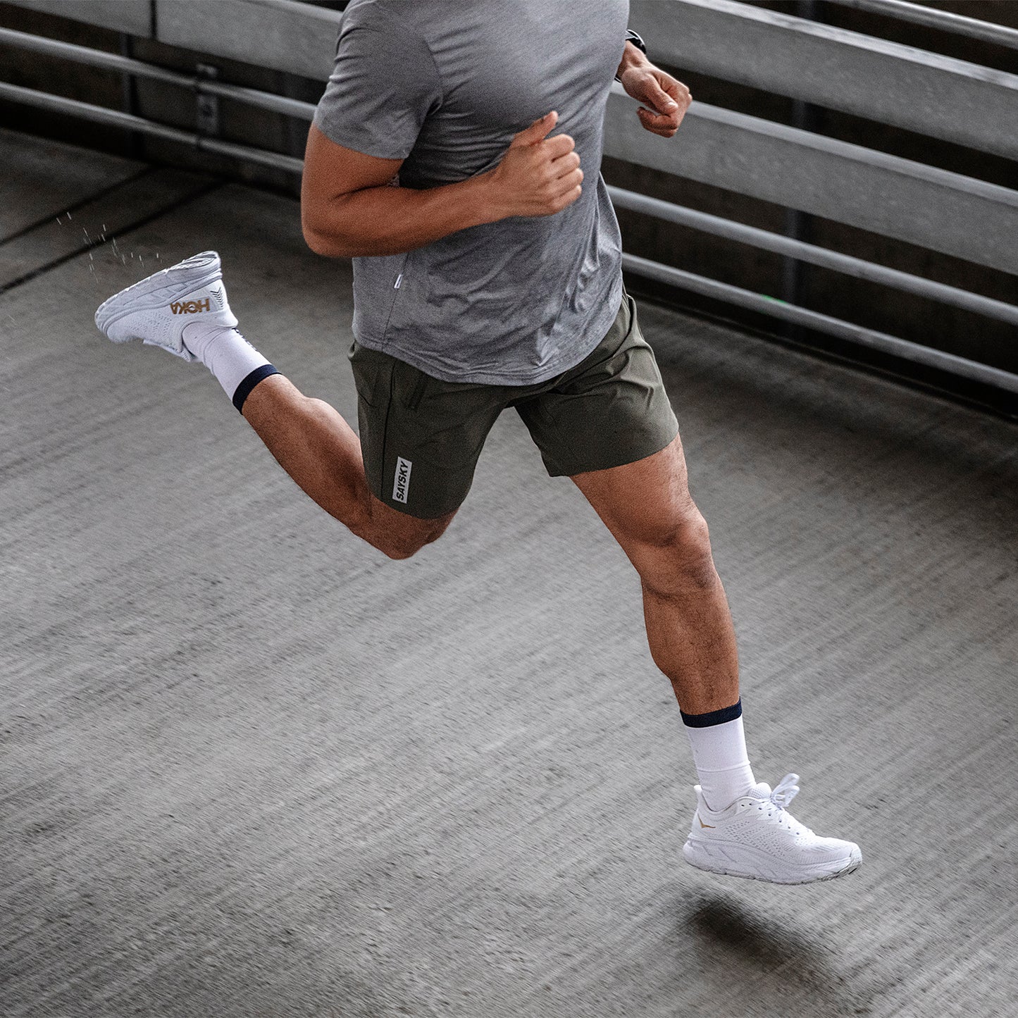 ランニングTシャツ SM25002c6004 Clean Pace T-shirt - Grey [メンズ]