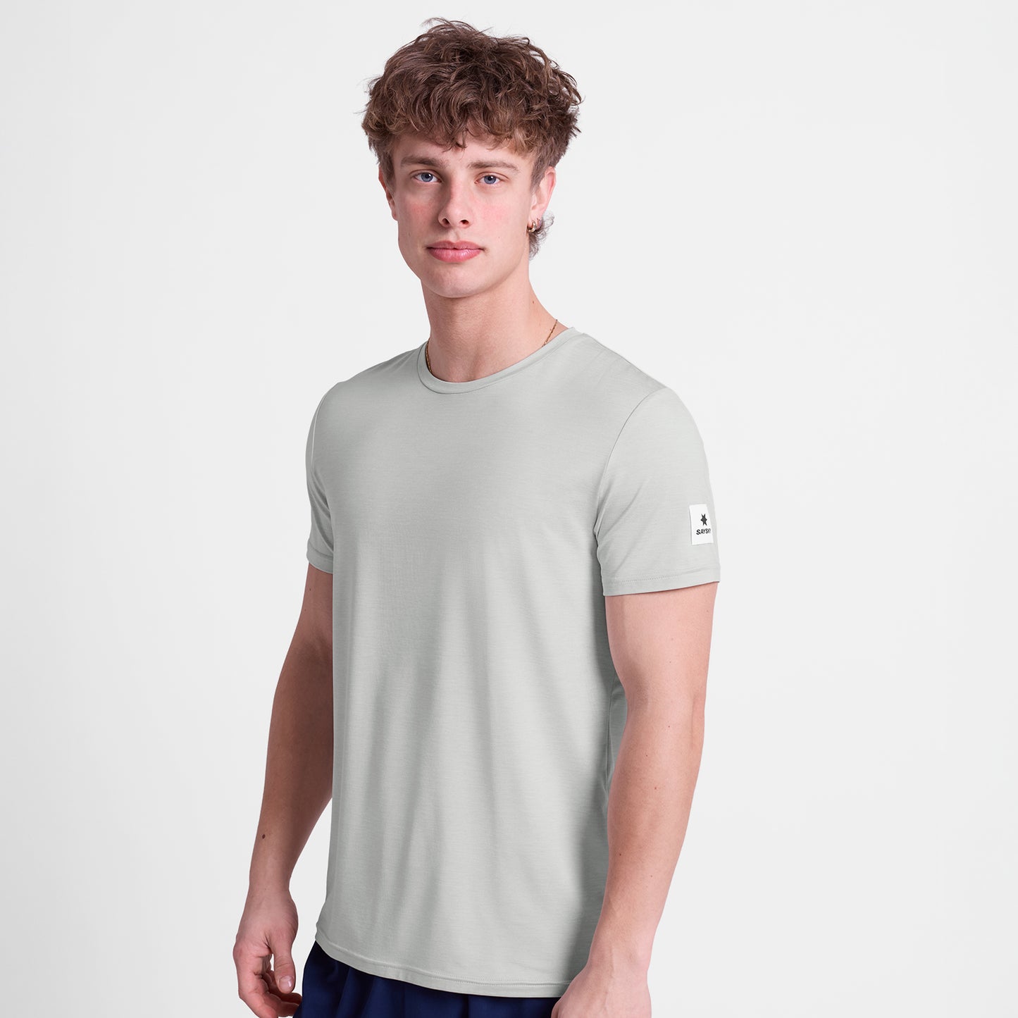 ランニングTシャツ SM25002c6008 Clean Pace T-shirt - Grey [メンズ]