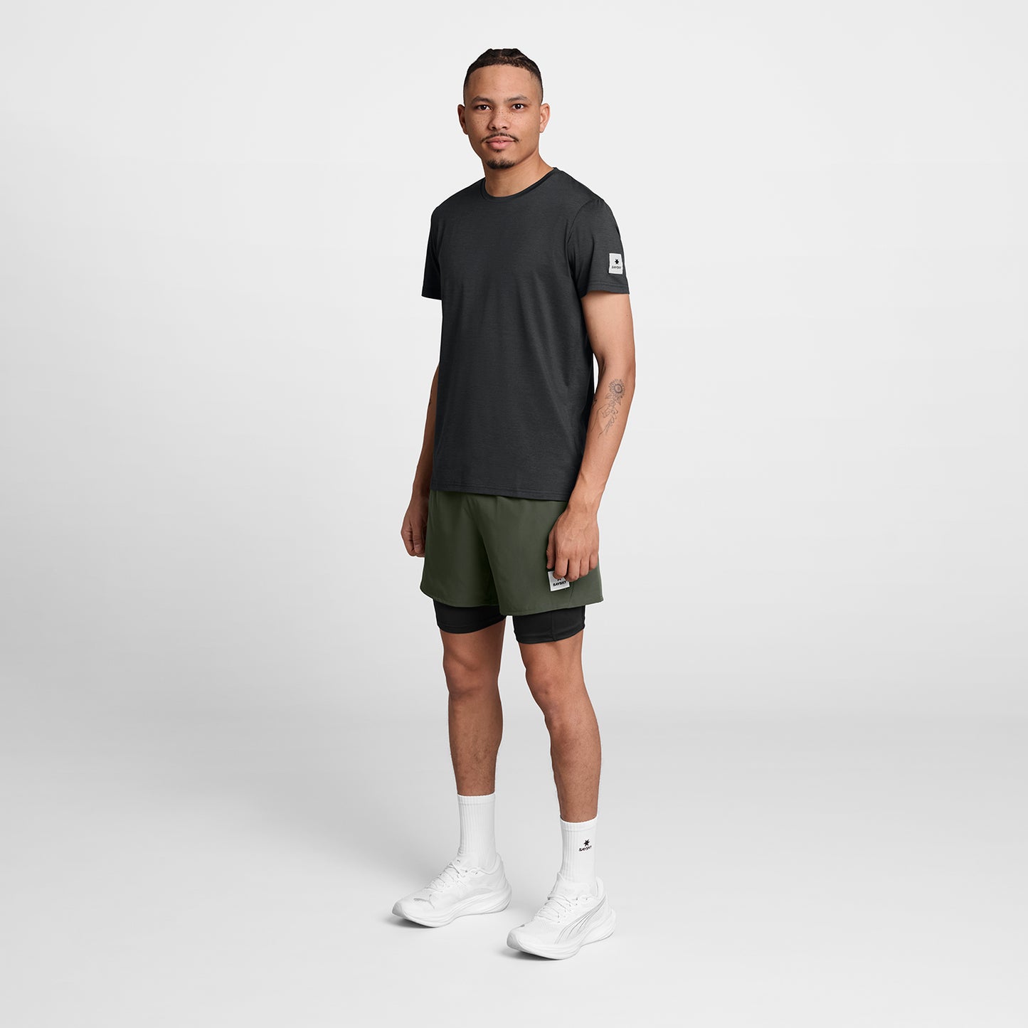 ランニングTシャツ SM25002c9001 Clean Pace Tee - Black [メンズ]