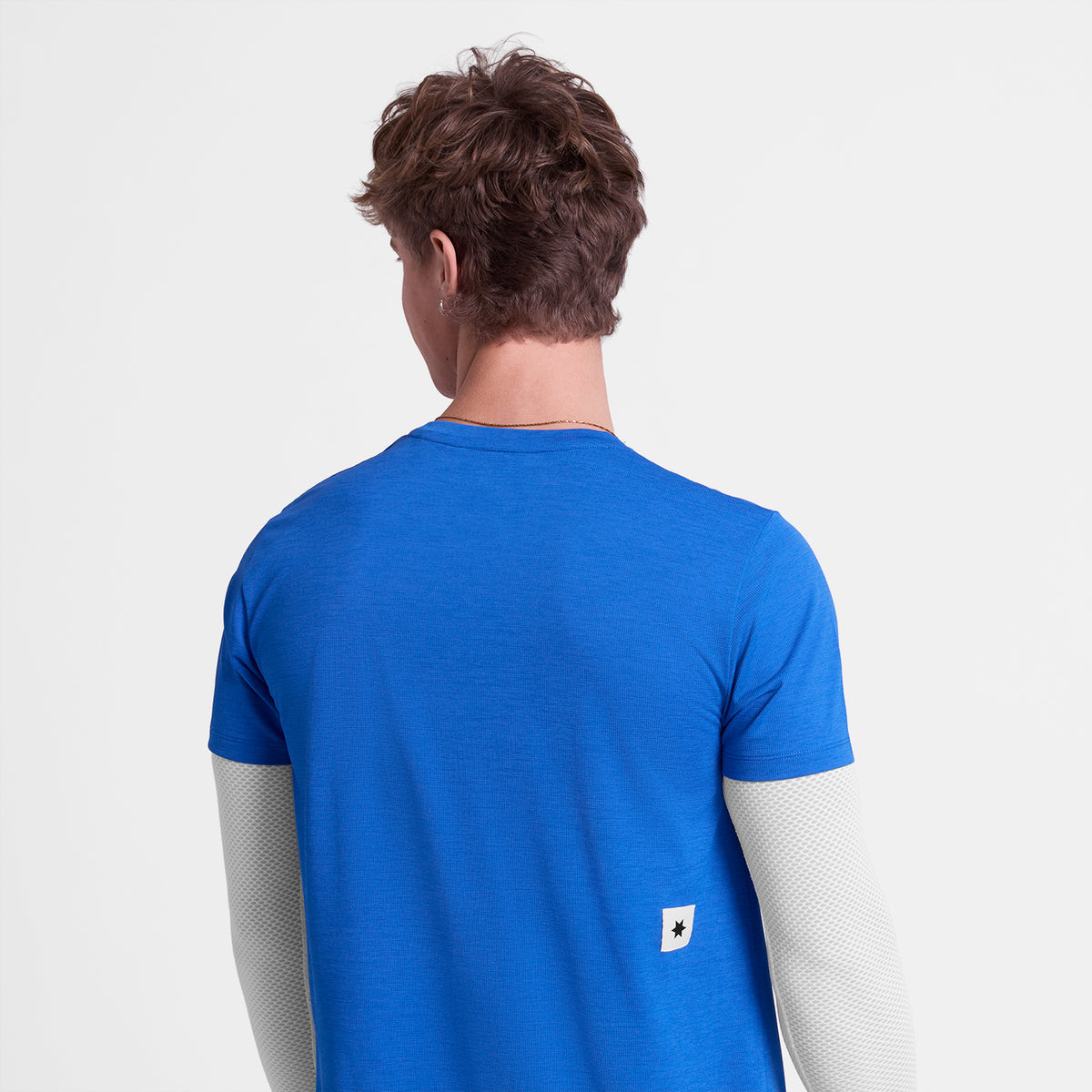 ランニングTシャツ SM25005c2017 Logo Combat Pro T-shirt - Blue [メンズ]