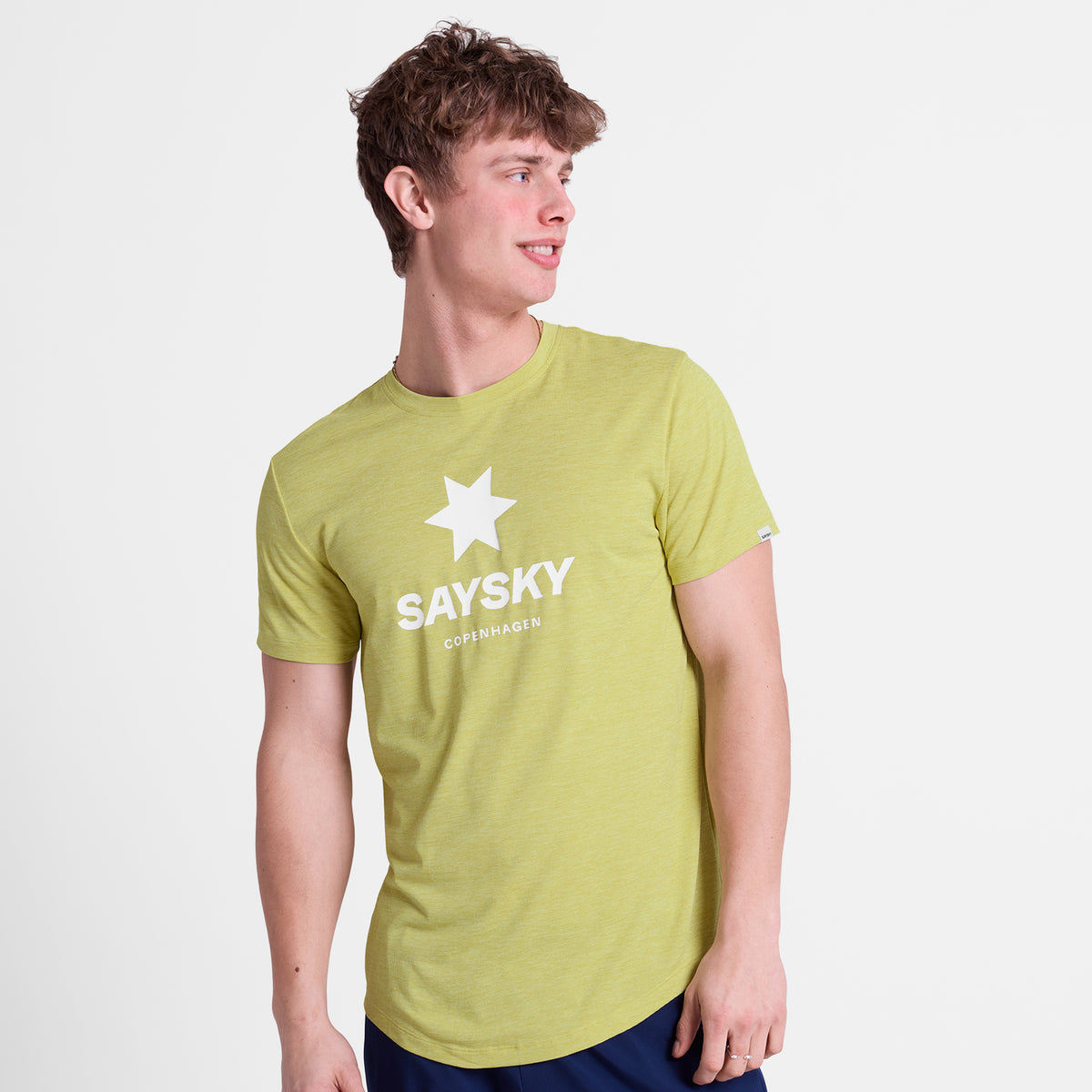 ランニングTシャツ SM25005c4009 Logo Combat Pro T-shirt - Yellow [メンズ]