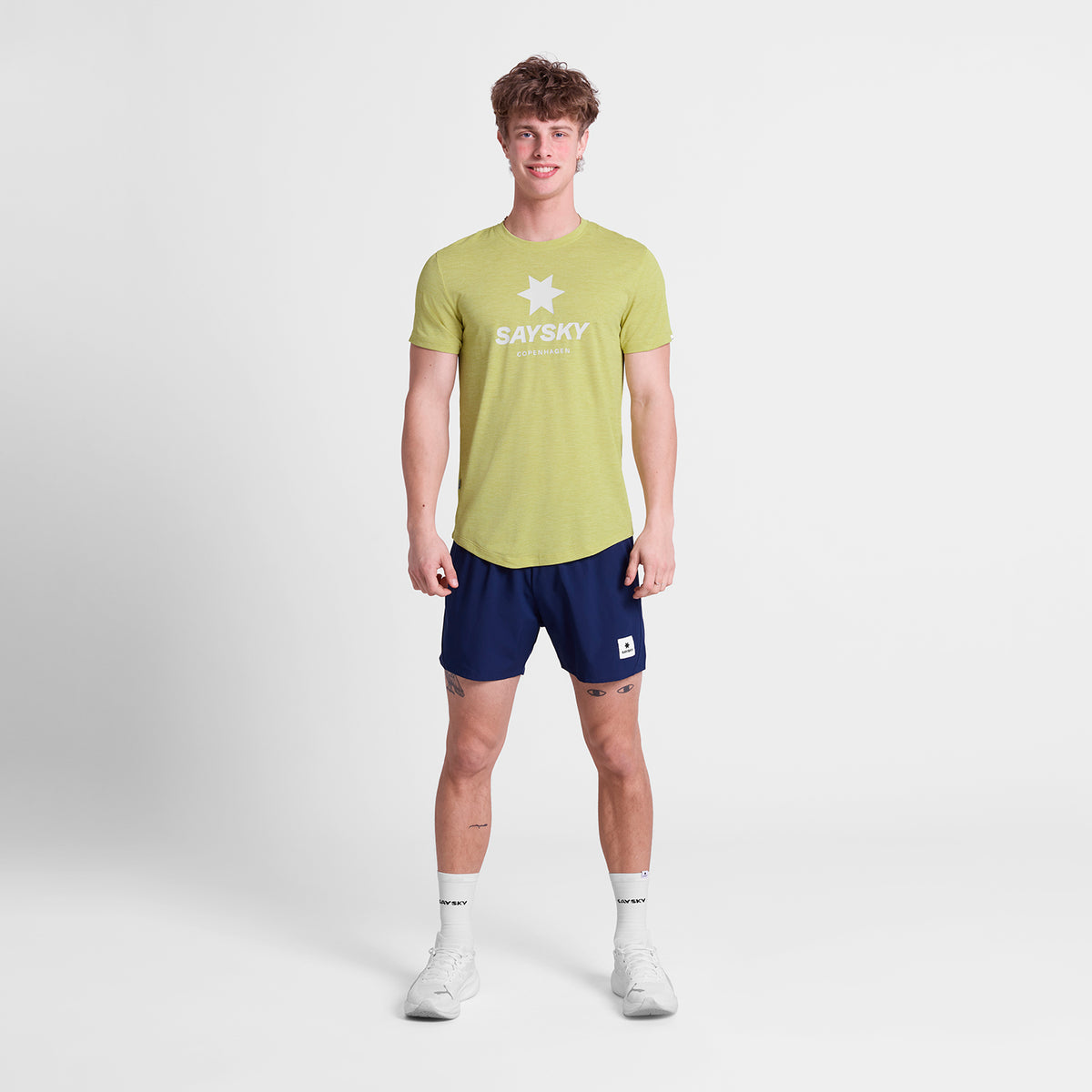 ランニングTシャツ SM25005c4009 Logo Combat Pro T-shirt - Yellow [メンズ]