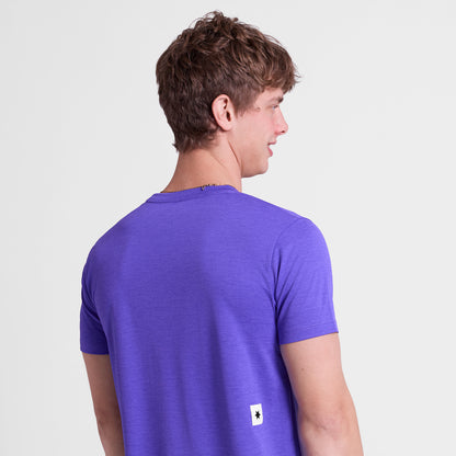 ランニングTシャツ SM25005c7012 Logo Combat Pro T-shirt - Purple [メンズ]