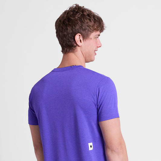 ランニングTシャツ SM25005c7012 Logo Combat Pro T-shirt - Purple [メンズ]