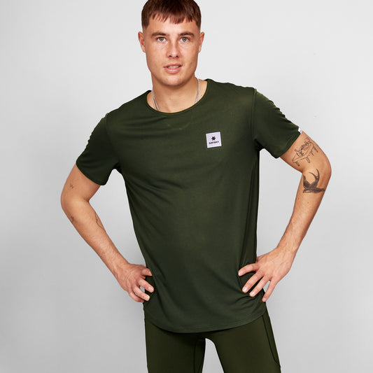 ランニングTシャツ SM25010c301 Clean Flow T-shirt - Green [メンズ]