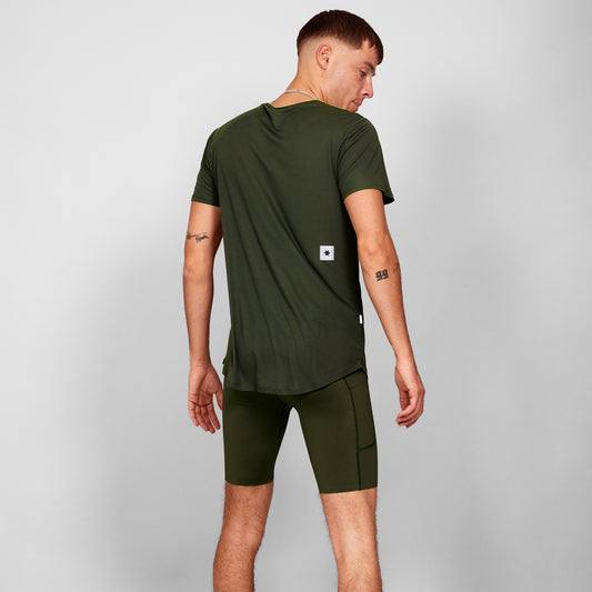 ランニングTシャツ SM25010c301 Clean Flow T-shirt - Green [メンズ]