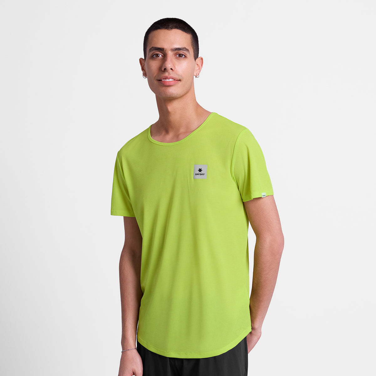ランニングTシャツ SM25011c1068 Reactive Flow T-shirt - Yellowlogo [メンズ]