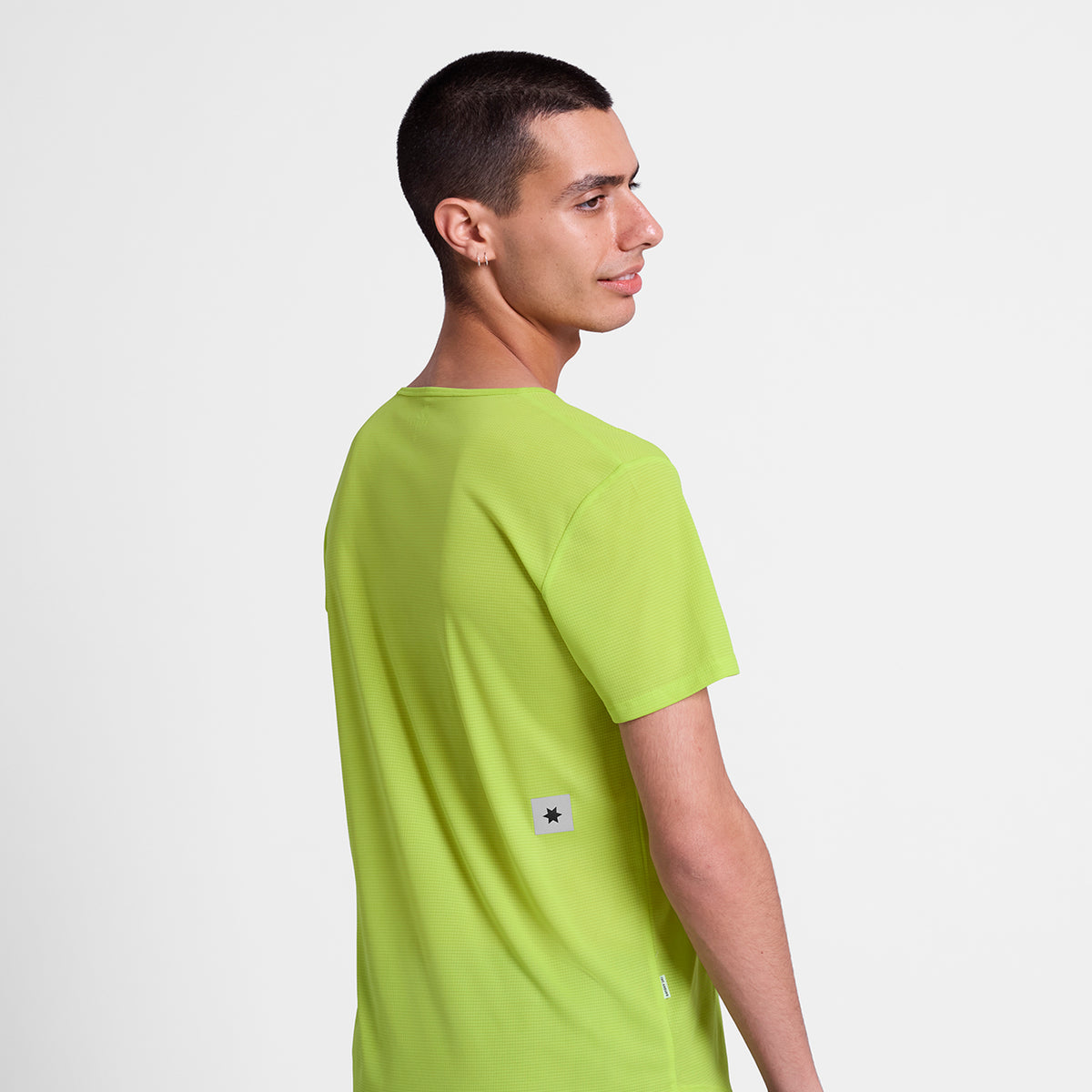 ランニングTシャツ SM25011c1068 Reactive Flow T-shirt - Yellowlogo [メンズ]