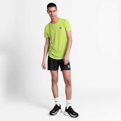 ランニングTシャツ SM25011c1068 Reactive Flow T-shirt - Yellowlogo [メンズ]