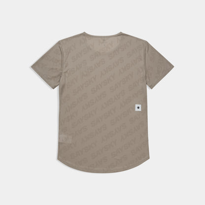 ランニングTシャツ SM25011c1070 Reactive Flow T-shirt - Darkbeigelogo [メンズ]