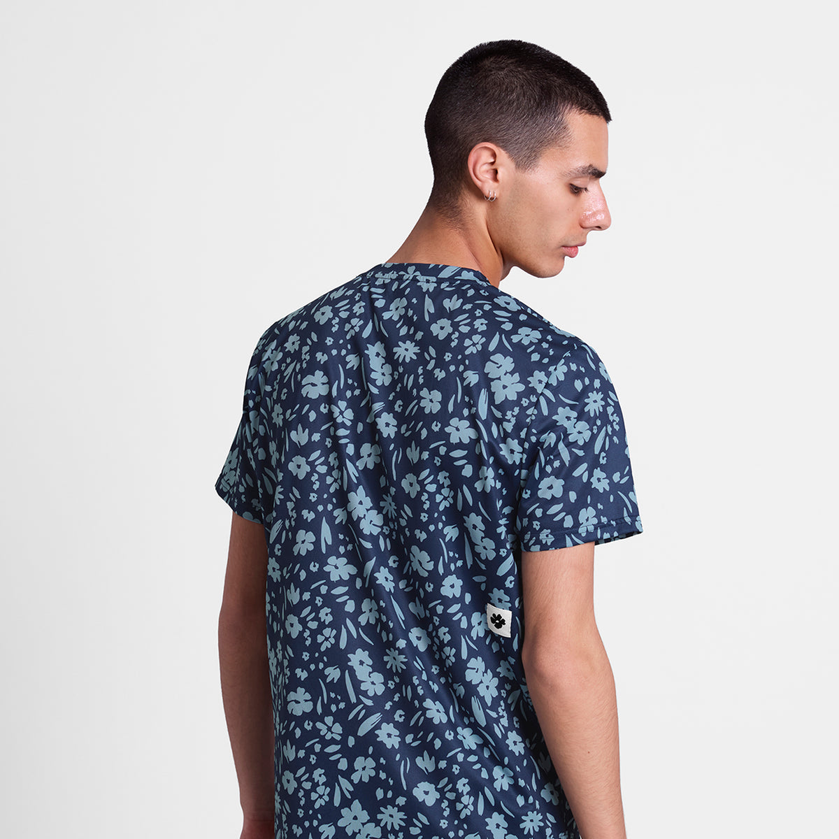 ランニングTシャツ SM25012c1065 Flower Combat T-shirt - Blue Flower Aop [メンズ]