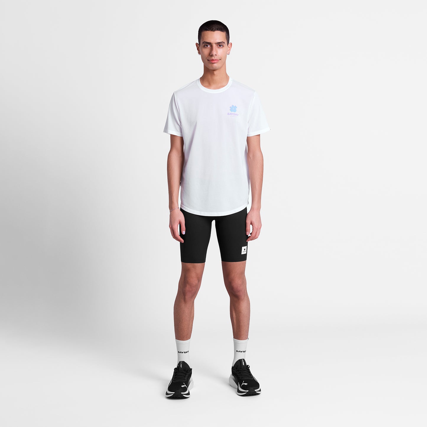 ランニングTシャツ SM25014c101 Flower Combat T-shirt - White [メンズ]