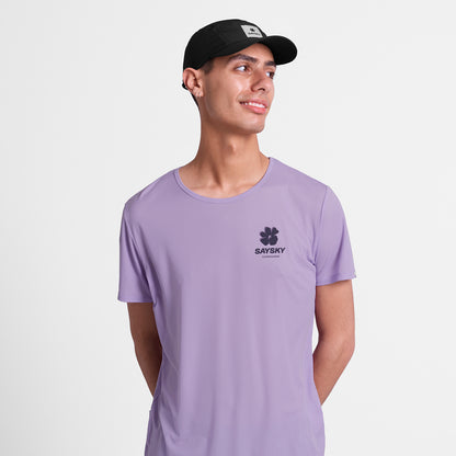 ランニングTシャツ SM25019c716 Flower Flow T-shirt - Purple [メンズ]