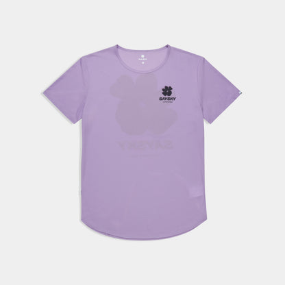 ランニングTシャツ SM25019c716 Flower Flow T-shirt - Purple [メンズ]