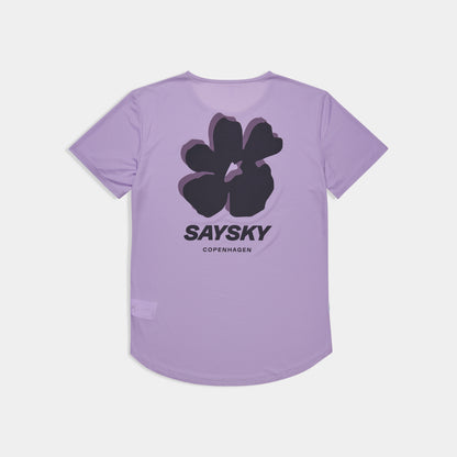 ランニングTシャツ SM25019c716 Flower Flow T-shirt - Purple [メンズ]