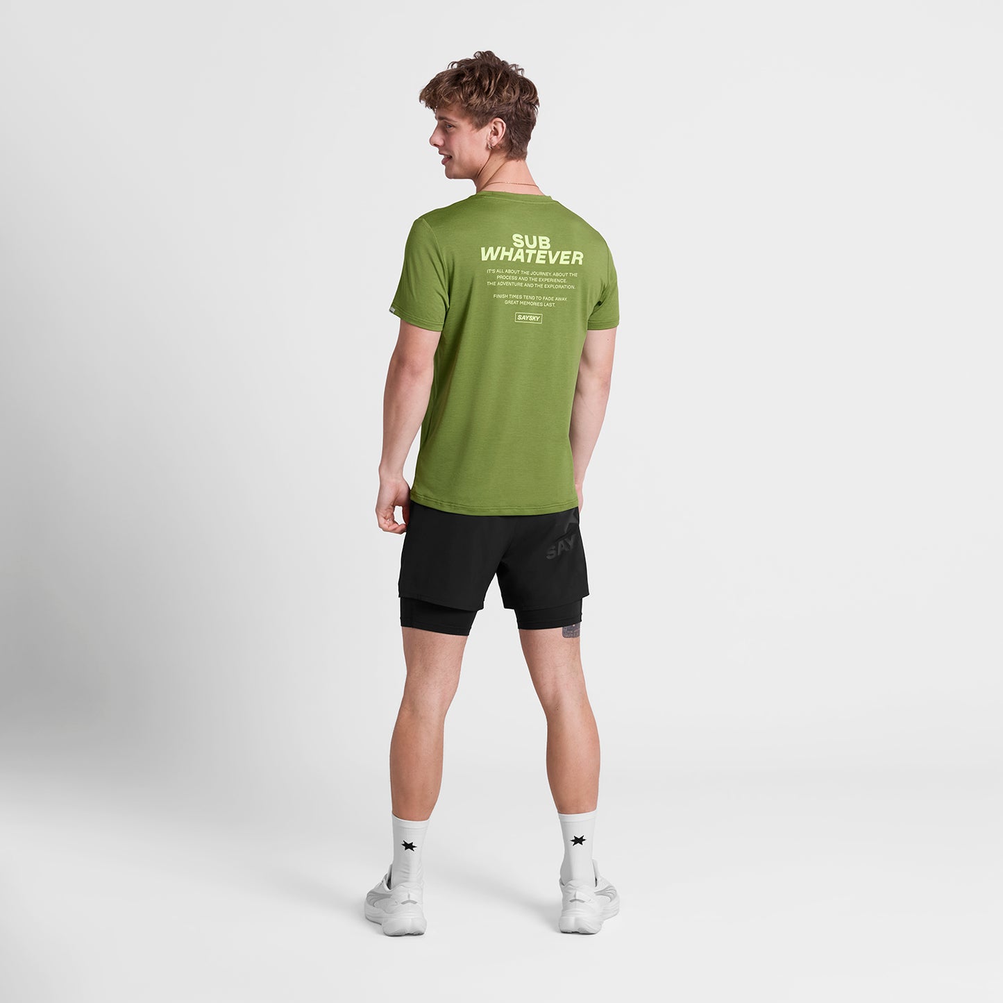 ランニングTシャツ SM25021c3011 Statement Pace T-shirt - Green [メンズ]