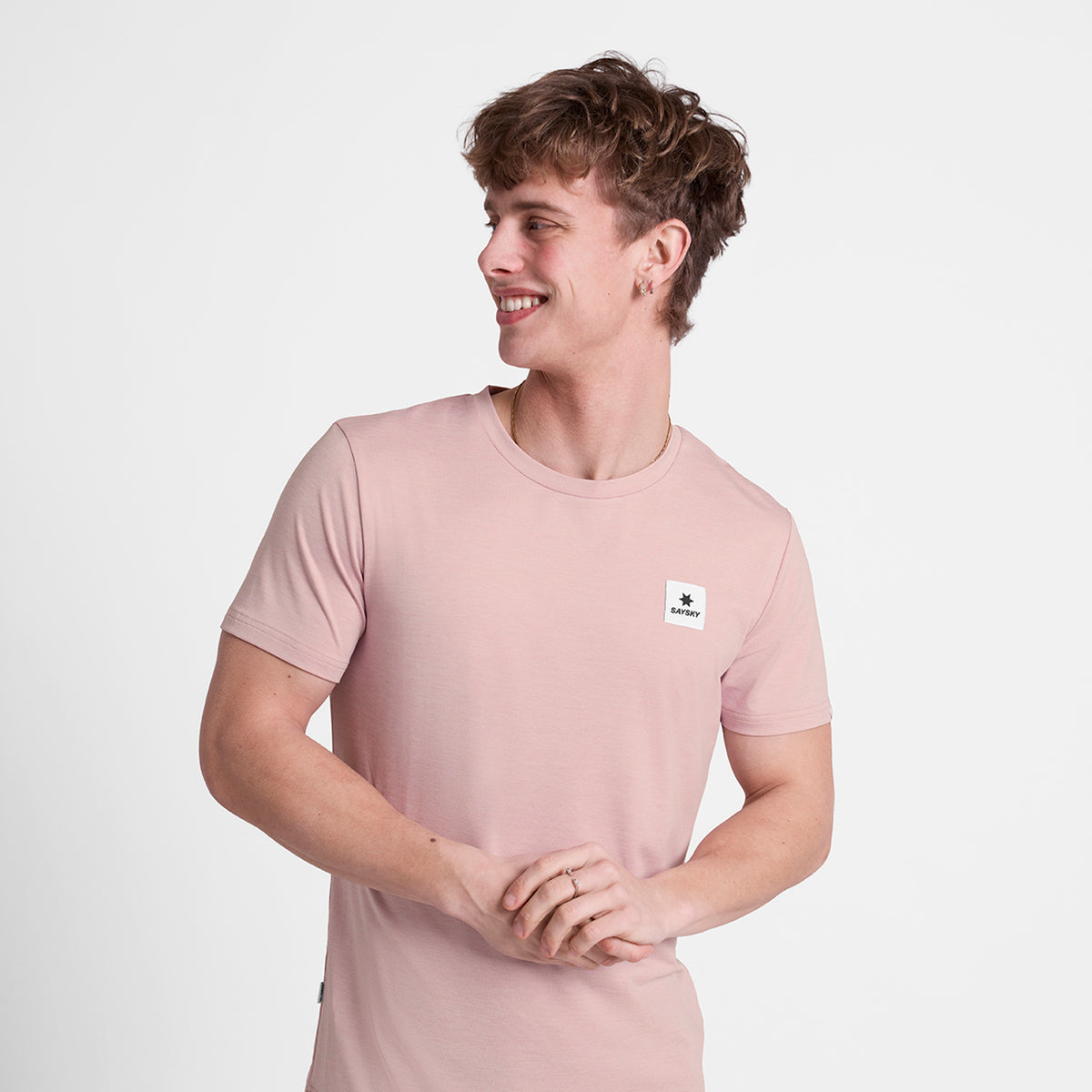 ランニングTシャツ SM25021c5009 Statement Pace T-shirt - Pink [メンズ]