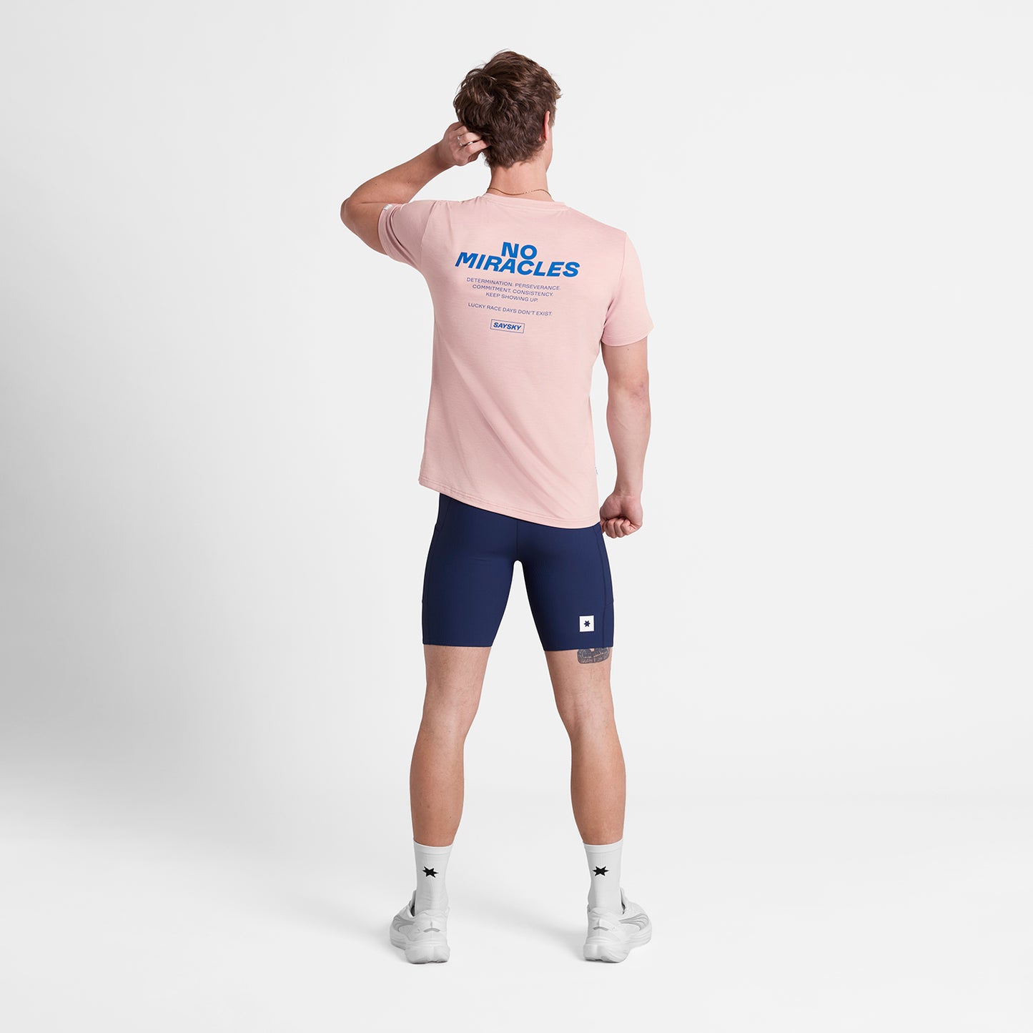 ランニングTシャツ SM25021c5009 Statement Pace T-shirt - Pink [メンズ]
