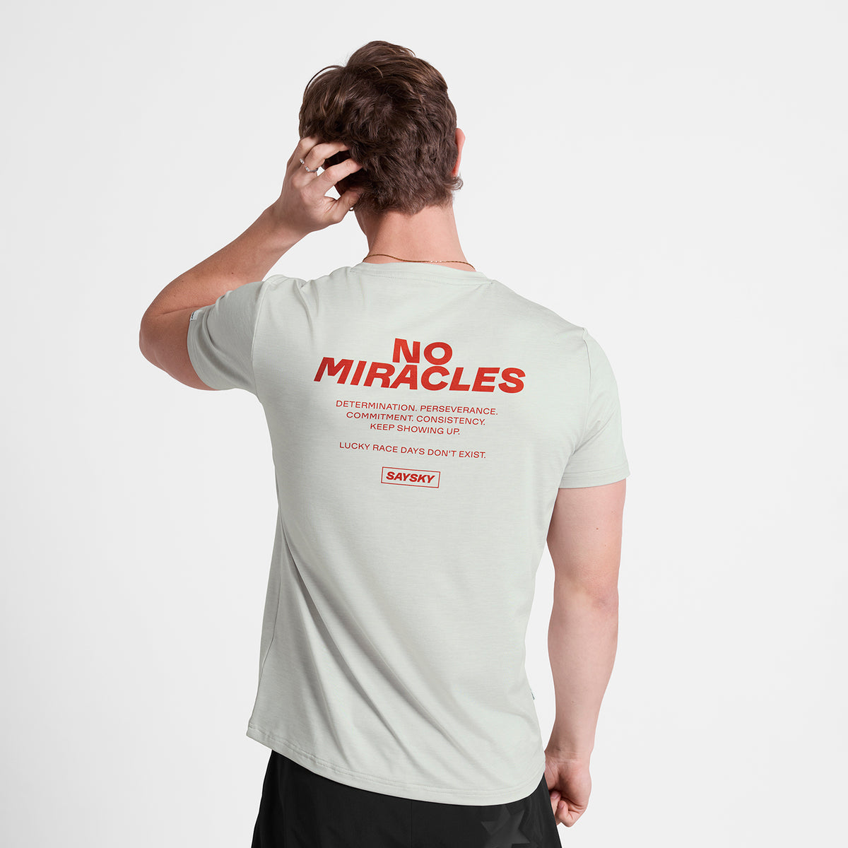ランニングTシャツ SM25021c6008 Statement Pace T-shirt - Grey [メンズ]