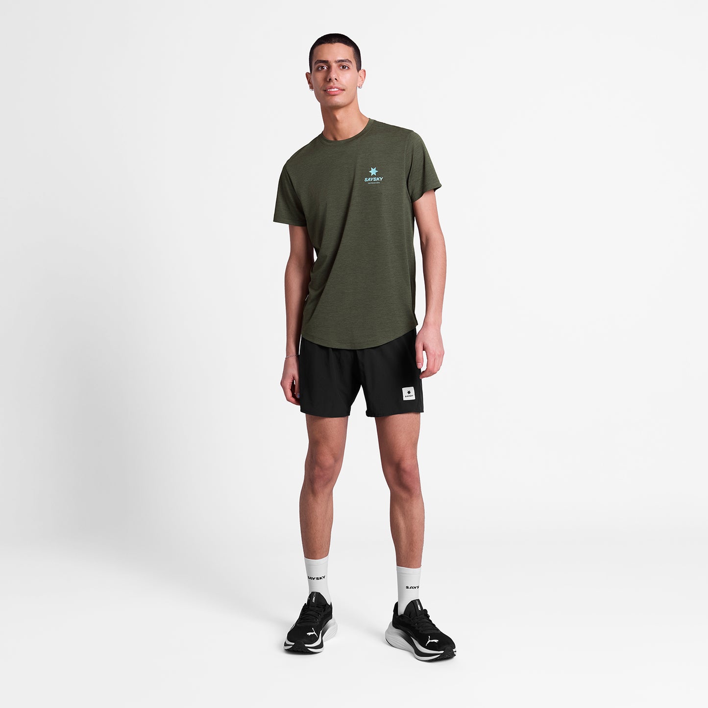 ランニングTシャツ SM25022c301 Statement Combat Pro T-shirt - Green [メンズ]
