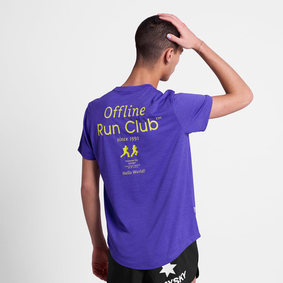 ランニングTシャツ SM25022c7012 Statement Combat Pro T-shirt - Purple [メンズ]