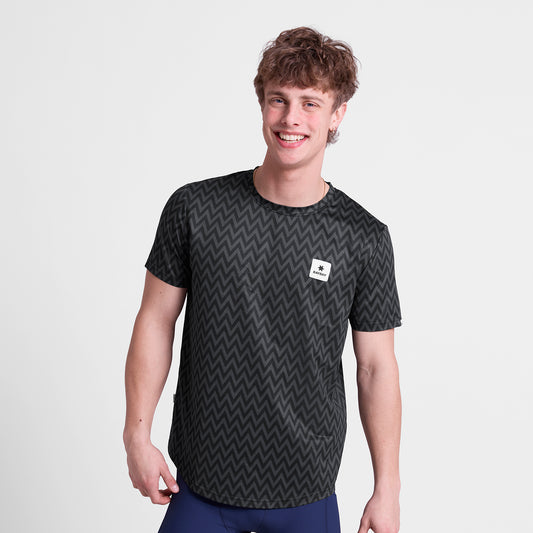 ランニングTシャツ SM25026c1062 Zig Zag Combat T-shirt - Blackzigzag [メンズ]