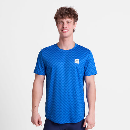 ランニングTシャツ SM25026c1063 Zig Zag Combat T-shirt - Bluezigzag [メンズ]