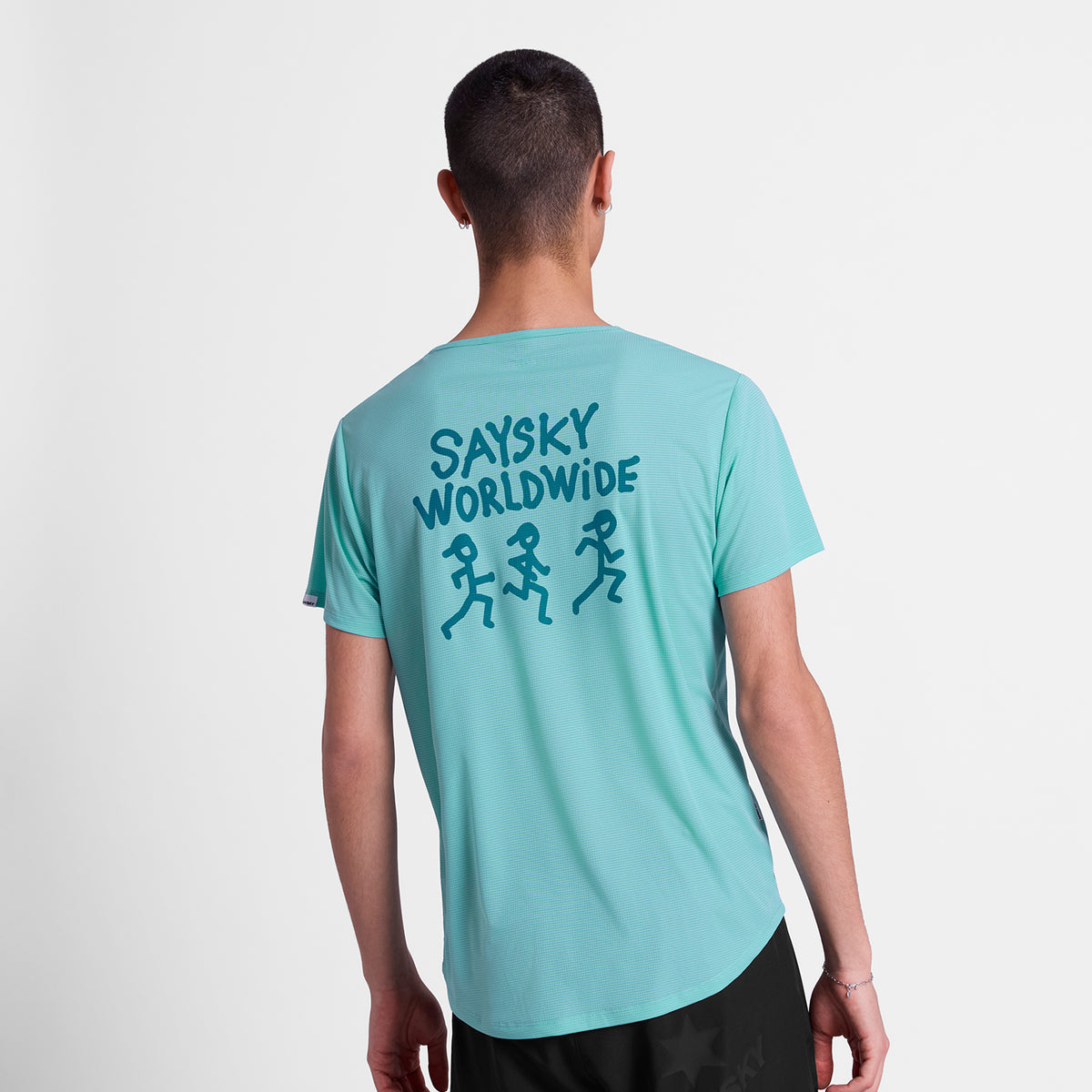 ランニングTシャツ SM25027c228 Statement Flow T-shirt - Blue [メンズ]