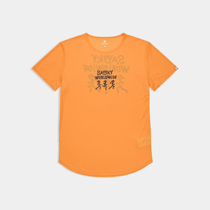 ランニングTシャツ SM25027c419 Statement Flow T-shirt - Orange [メンズ]