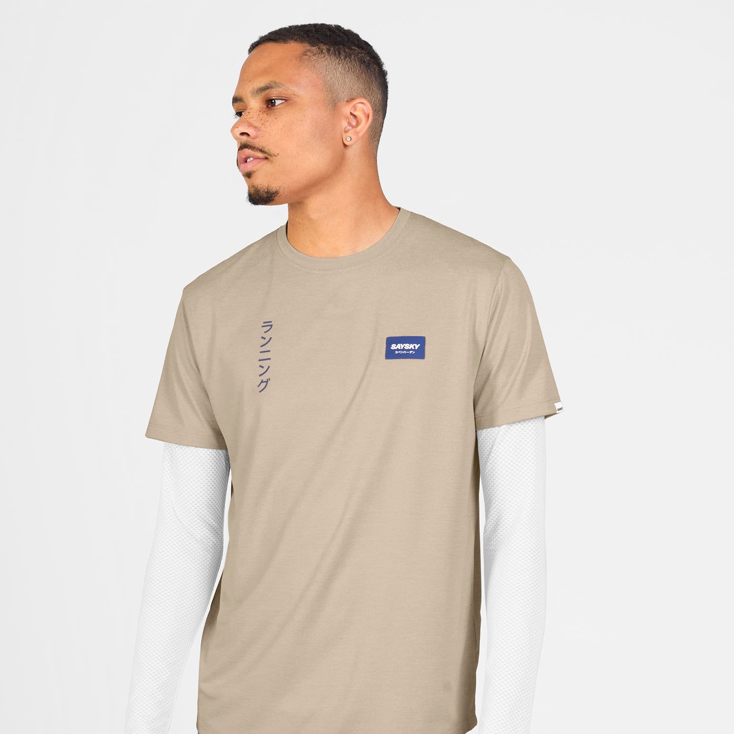 ランニングTシャツ SM25031c8001 Statement Combat Pro T-shirt - Sand [メンズ]