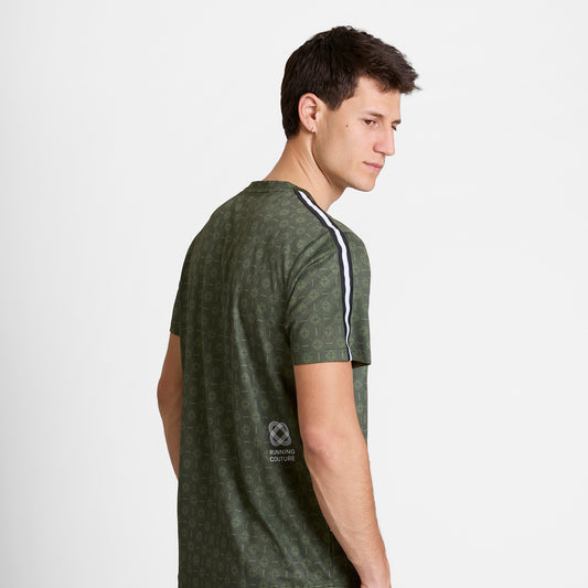 ランニングTシャツ SM25032c1079 Couture Combat T-shirt - Green Aop [メンズ]