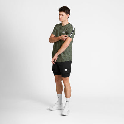 ランニングTシャツ SM25032c1079 Couture Combat T-shirt - Green Aop [メンズ]