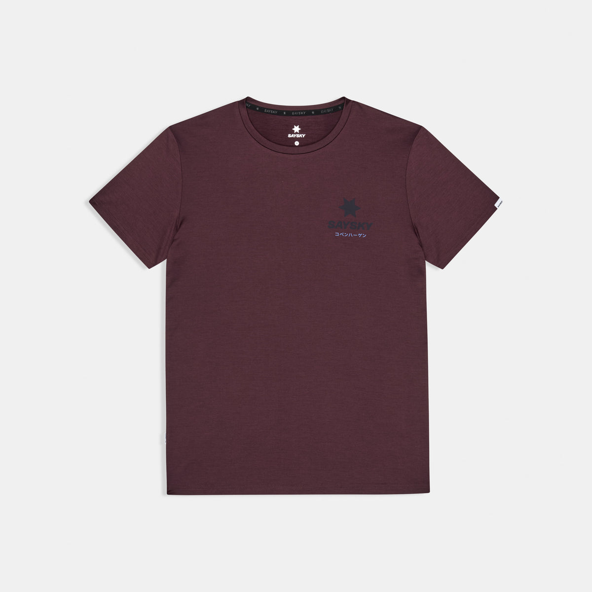 ランニングTシャツ SM25034c5011 Statement Pace T-shirt - Burgundy [メンズ]