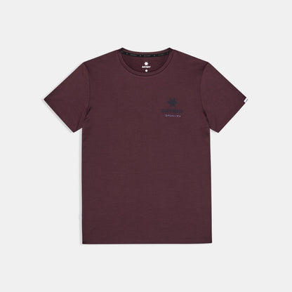 ランニングTシャツ SM25034c5011 Statement Pace T-shirt - Burgundy [メンズ]