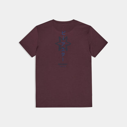 ランニングTシャツ SM25034c5011 Statement Pace T-shirt - Burgundy [メンズ]