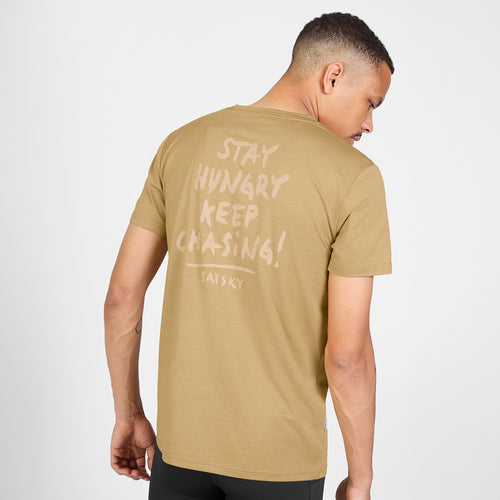 ランニングTシャツ SM25035c4010 Tiger Pace T-shirt - Beige [メンズ]