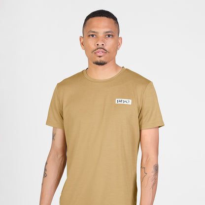 ランニングTシャツ SM25035c4010 Tiger Pace T-shirt - Beige [メンズ]