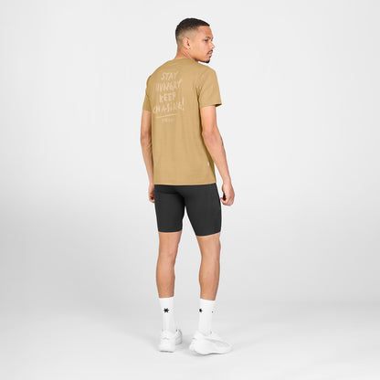 ランニングTシャツ SM25035c4010 Tiger Pace T-shirt - Beige [メンズ]