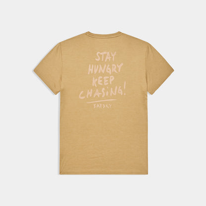 ランニングTシャツ SM25035c4010 Tiger Pace T-shirt - Beige [メンズ]