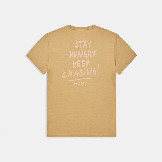 ランニングTシャツ SM25035c4010 Tiger Pace T-shirt - Beige [メンズ]