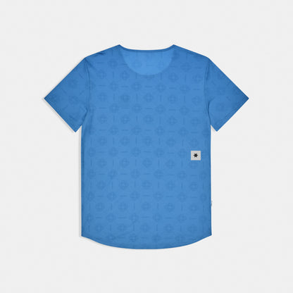 ランニングTシャツ SM25036c1075 Reactive Flow T-shirt - Blue Aop [メンズ]