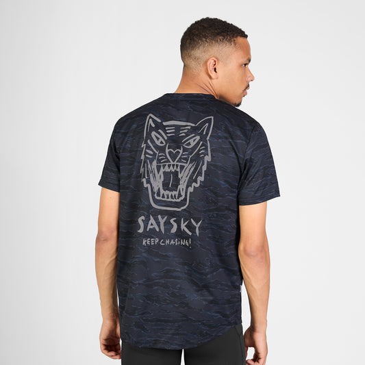 ランニングTシャツ SM25037c1080 Tiger Combat T-shirt - Black Camo [メンズ]