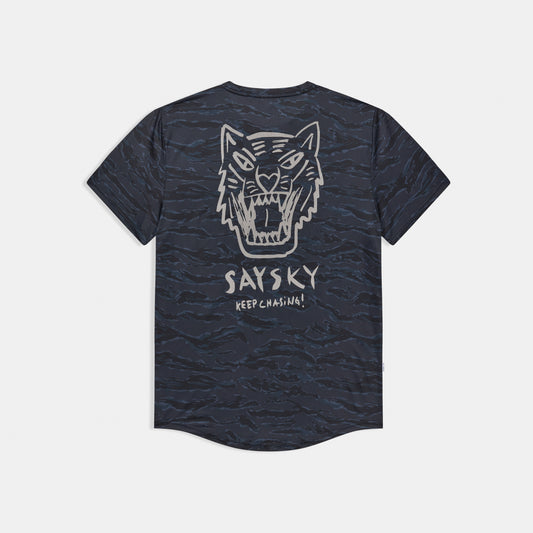 ランニングTシャツ SM25037c1080 Tiger Combat T-shirt - Black Camo [メンズ]