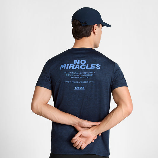 ランニングTシャツ SM25038c2001 Statement Pace T-shirt - Blue [メンズ]
