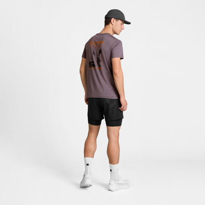 ランニングTシャツ SM25038c7014 Statement Pace T-shirt - Purple [メンズ]