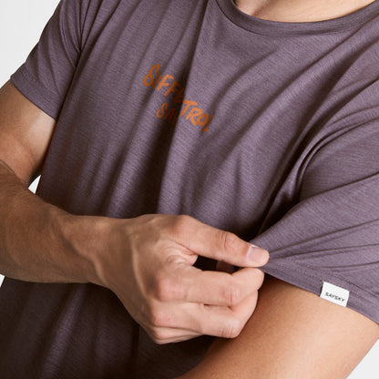 ランニングTシャツ SM25038c7014 Statement Pace T-shirt - Purple [メンズ]