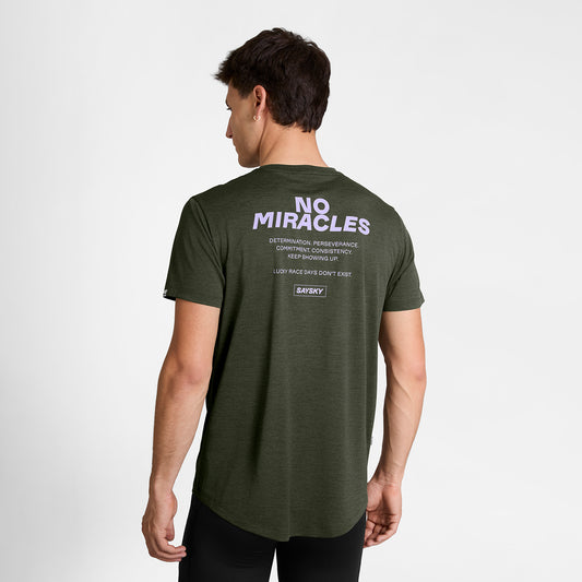 ランニングTシャツ SM25039c301 Statement Combat Pro T-shirt - Green [メンズ]